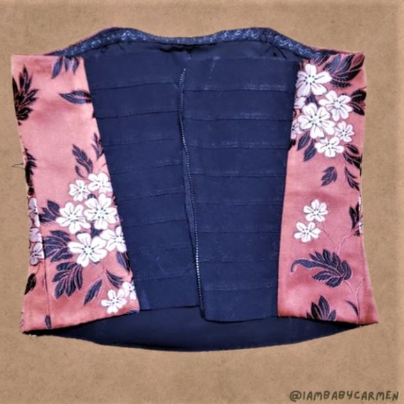 Hand-made💕 Custom Burlesque Style Top and Skirt Set - Picture 3 of 5